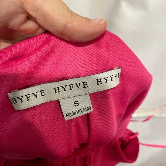 Womens Hyfve Boutique Dress Size Small Pink High Neck - Picture 5 of 5